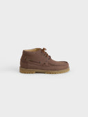 MANEBI - Men Nabuk Low Boots Shoes Moka