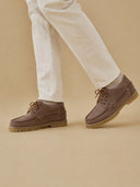 MANEBI - Men Nabuk Low Boots Shoes Moka