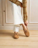 MANEBI - Suede Boat Shoes Hamptons Cuero