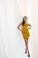 ZOGRAFOS - Chios Cut-Out Halterneck Mini Dress