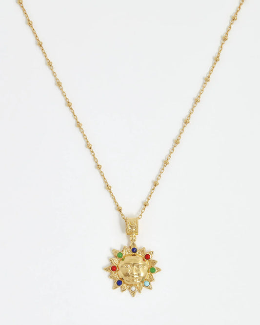 Treasures Sun Pendant Necklace