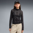 PUMA - Snake Pack Printed Mesh Black Tee Women