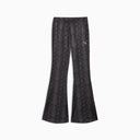 PUMA - Snake Print Pack Flared Slim Black Pants Women