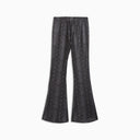 PUMA - Snake Print Pack Flared Slim Black Pants Women