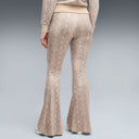 PUMA - Snake Print Pack Flared Slim Mouse Grey Pants Women