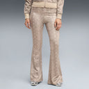 PUMA - Snake Print Pack Flared Slim Mouse Grey Pants Women
