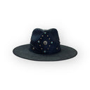 KAMAR HATS - Black Linen Pocahontas