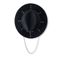 KAMAR HATS - Black with red elements / soft