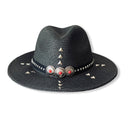 KAMAR HATS - Black with red elements / soft