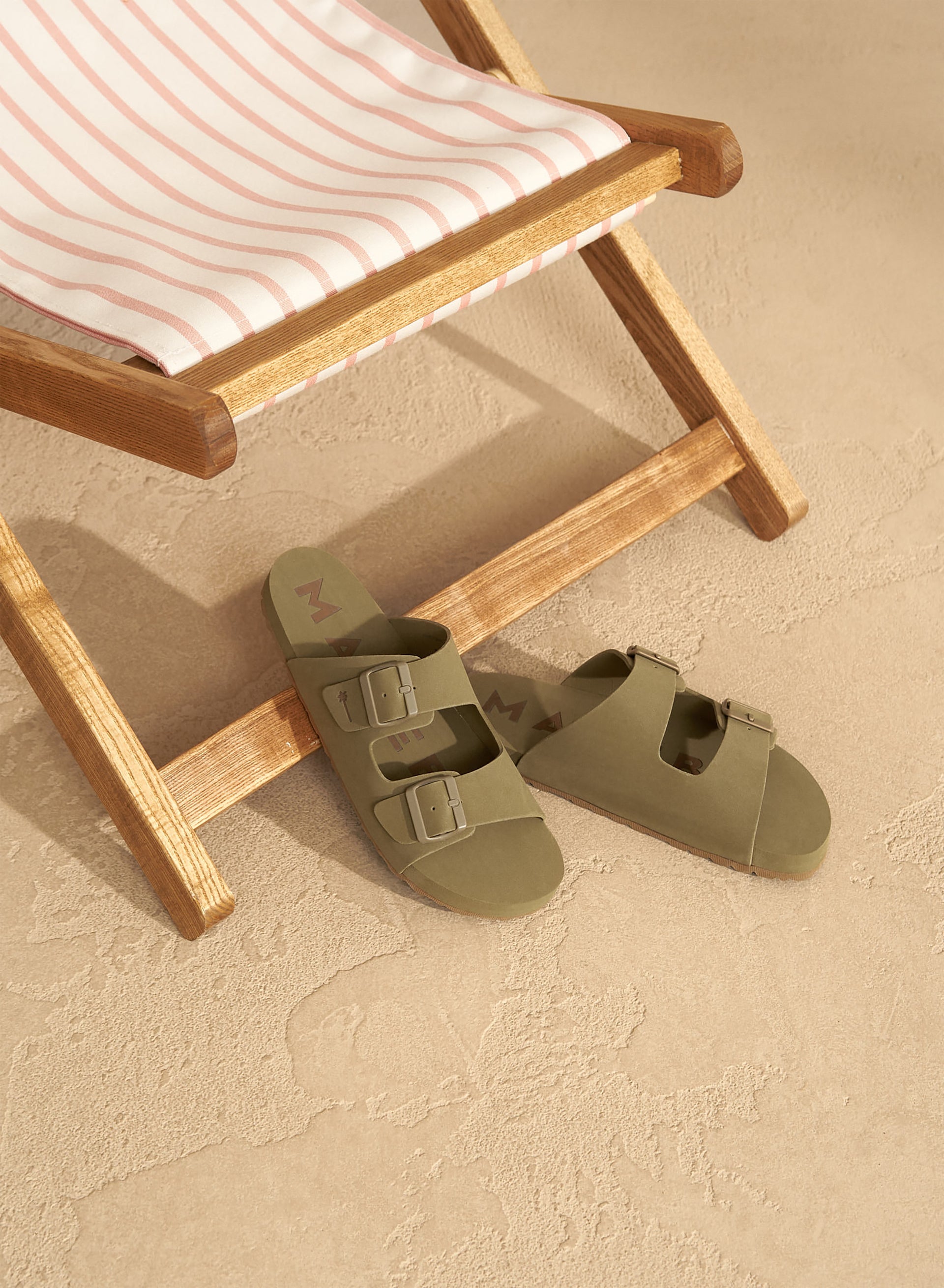 MANEBI - Eva Nordic Swim Sandals Men Khaki Green
