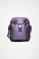 Waterproof purple backpack with soft matte finish and sleek flap closure, minimal yet statement for city styling — αδιάβροχο μωβ backpack με απαλή ματ υφή και κομψό καπάκι με μεταλλικό κούμπωμα, ιδανικό για καθημερινά looks με fashion χαρακτήρα και πρακτική άνεση. Διαθέσιμο στο Iconic Angels Glyfada.