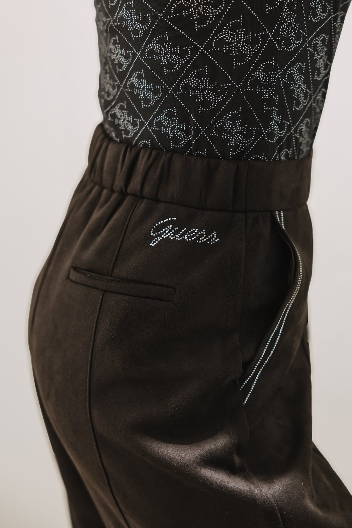GUESS - Tailoring Scuba Sweat Pants Black