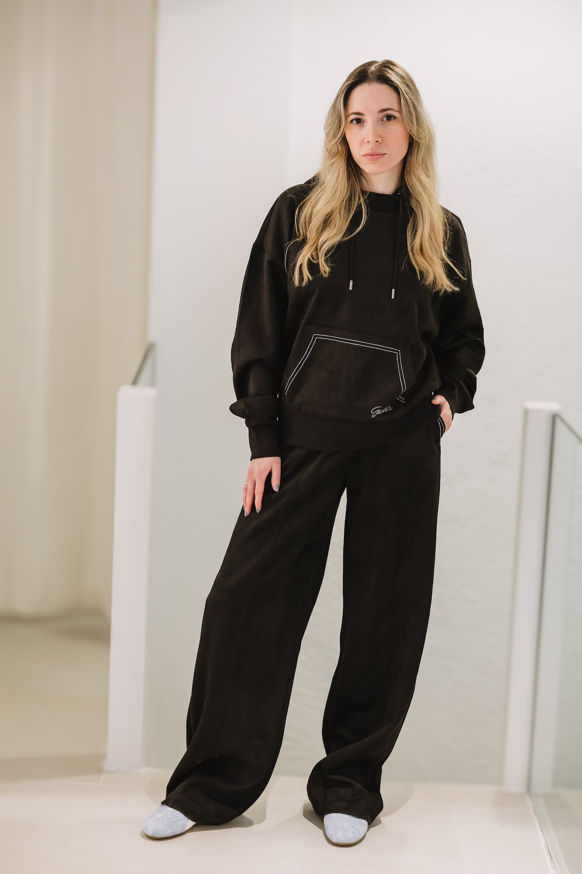 GUESS - Tailoring Scuba Sweat Pants Black