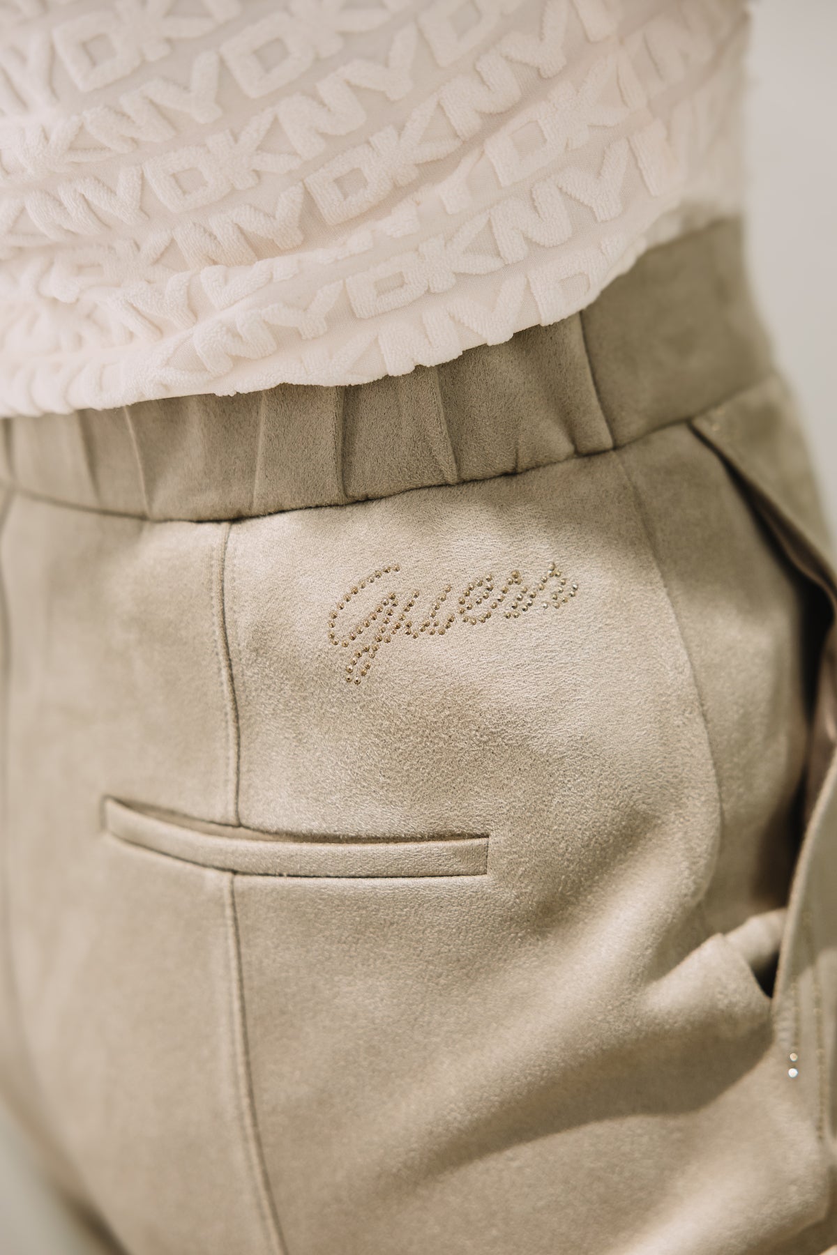 GUESS - Tailoring Scuba Sweat Pants Sage Leaf