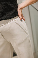 GUESS - Tailoring Scuba Sweat Pants Beige