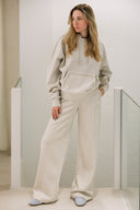 GUESS - Hooded Scuba Sweatshirt Beige