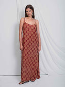 CAPETANISSA - Uma P Dress Bordeaux