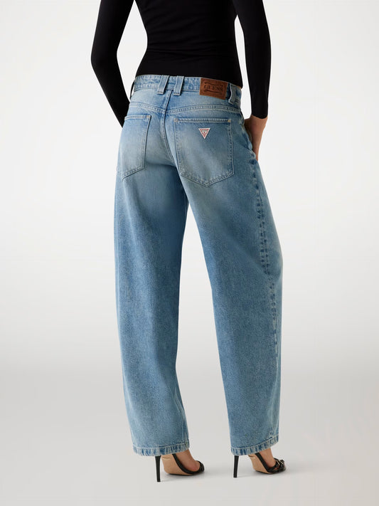 GUESS - Loose-leg Baggy Balloon Blue Jeans