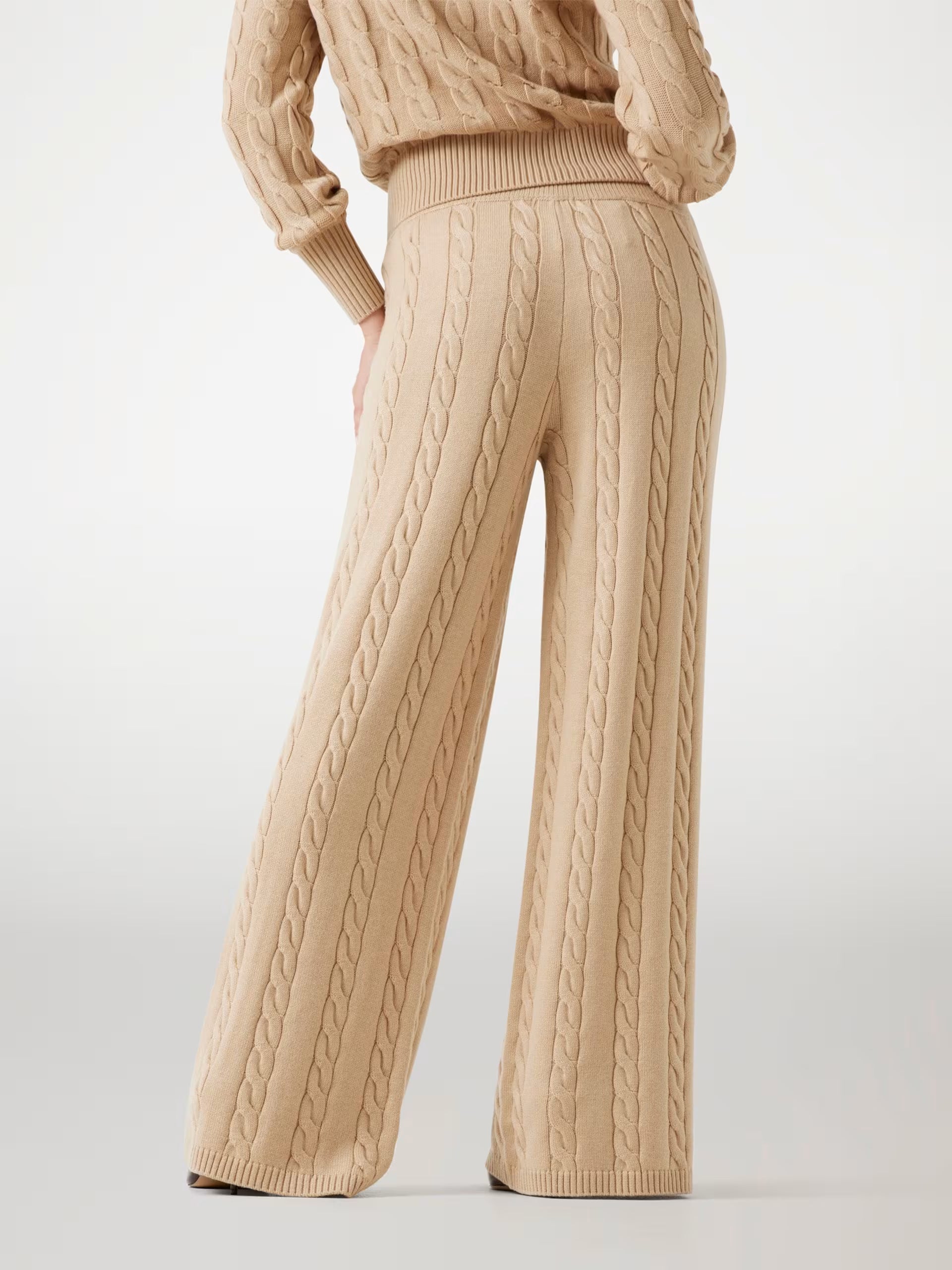 GUESS - Wool-blend Taupe Pants