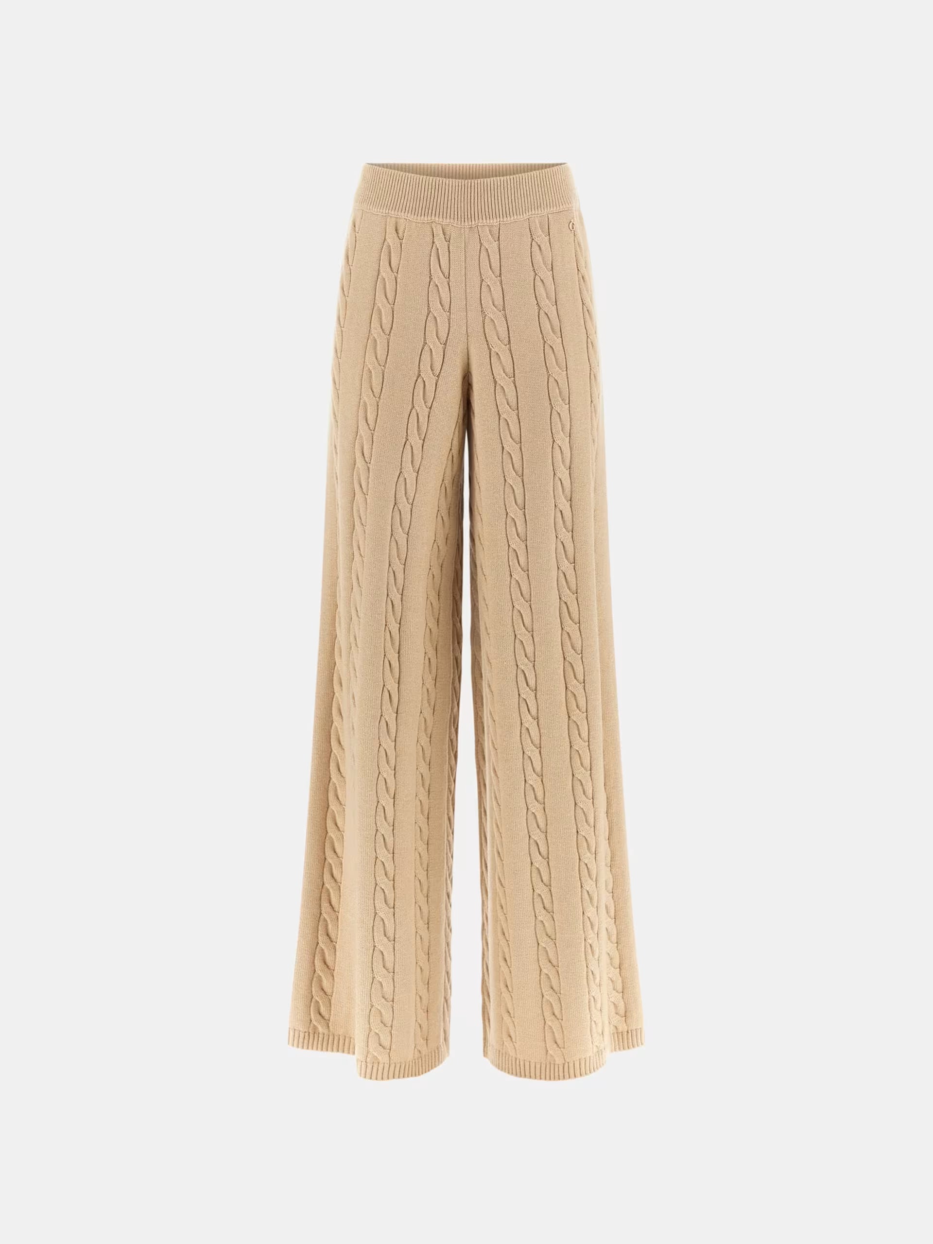 GUESS - Wool-blend Taupe Pants