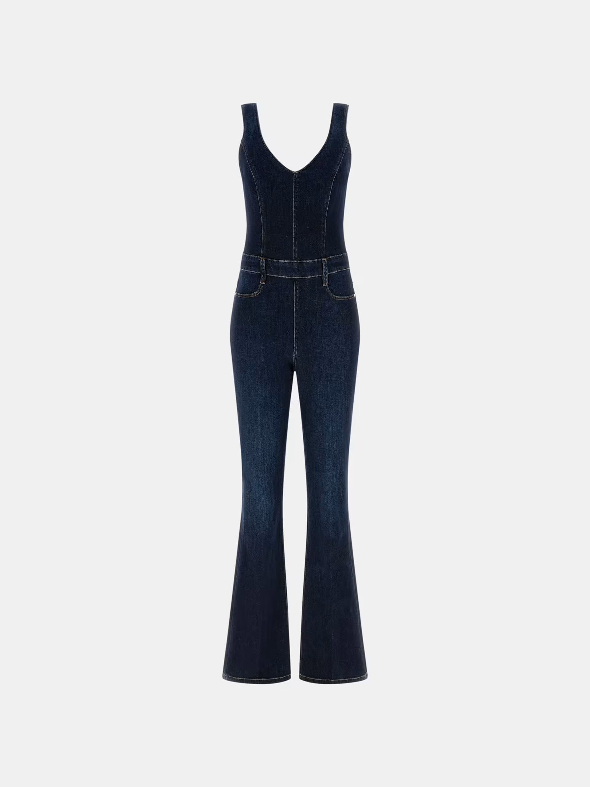 GUESS - Cashmere-blend Denim Jumpsuit