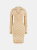 GUESS - Aubrey Dress Taupe Cream
