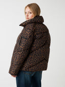 GUESS - Animal Print Puffer Jacket