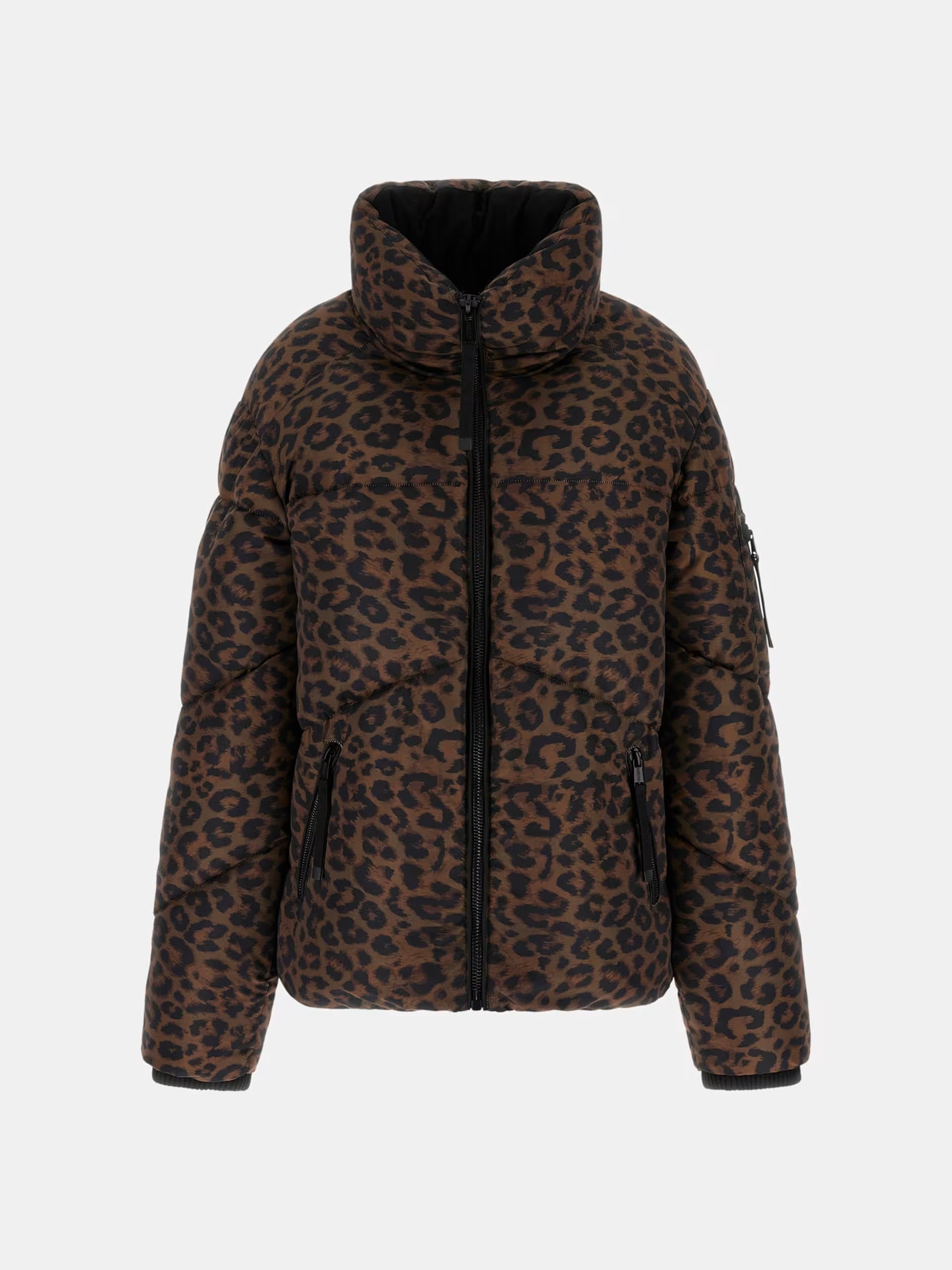 GUESS - Animal Print Puffer Jacket
