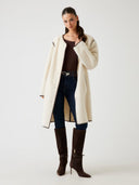 GUESS - Faux Fur Sherpa Coat
