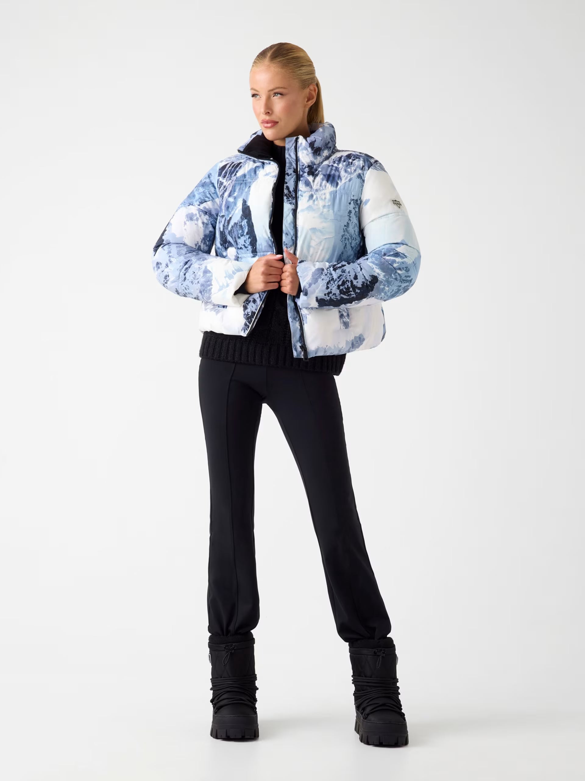 GUESS - Cropped Ski Puffer Jacket