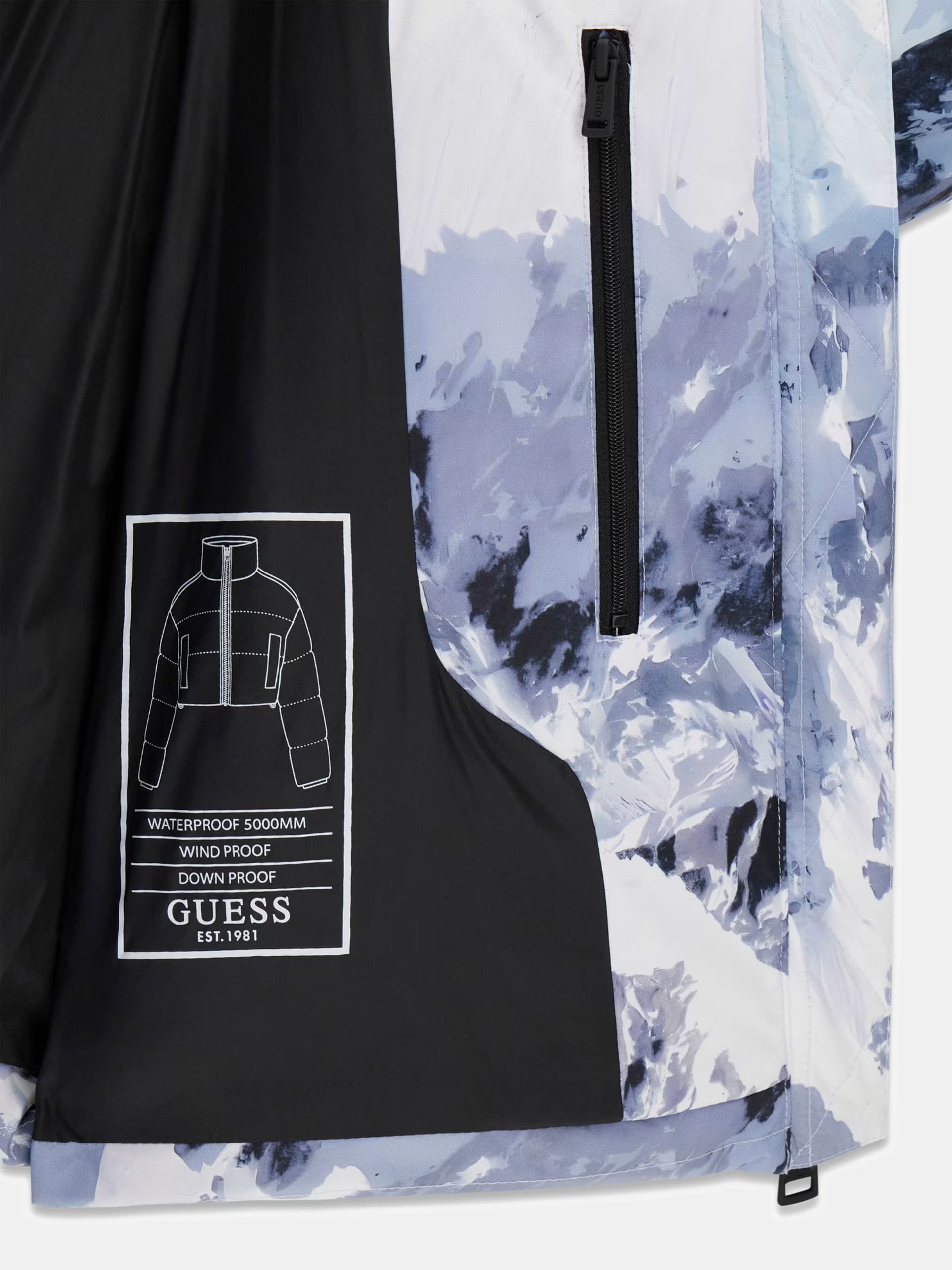 GUESS - Cropped Ski Puffer Jacket