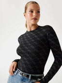 GUESS - 4G Logo Bodysuit Black