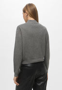 GUESS - Harley Half Zip Sweater Charcoal