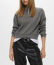 GUESS - Harley Half Zip Sweater Charcoal