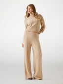 GUESS - Wool-blend Taupe Sweater