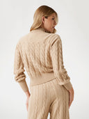 GUESS - Wool-blend Taupe Sweater