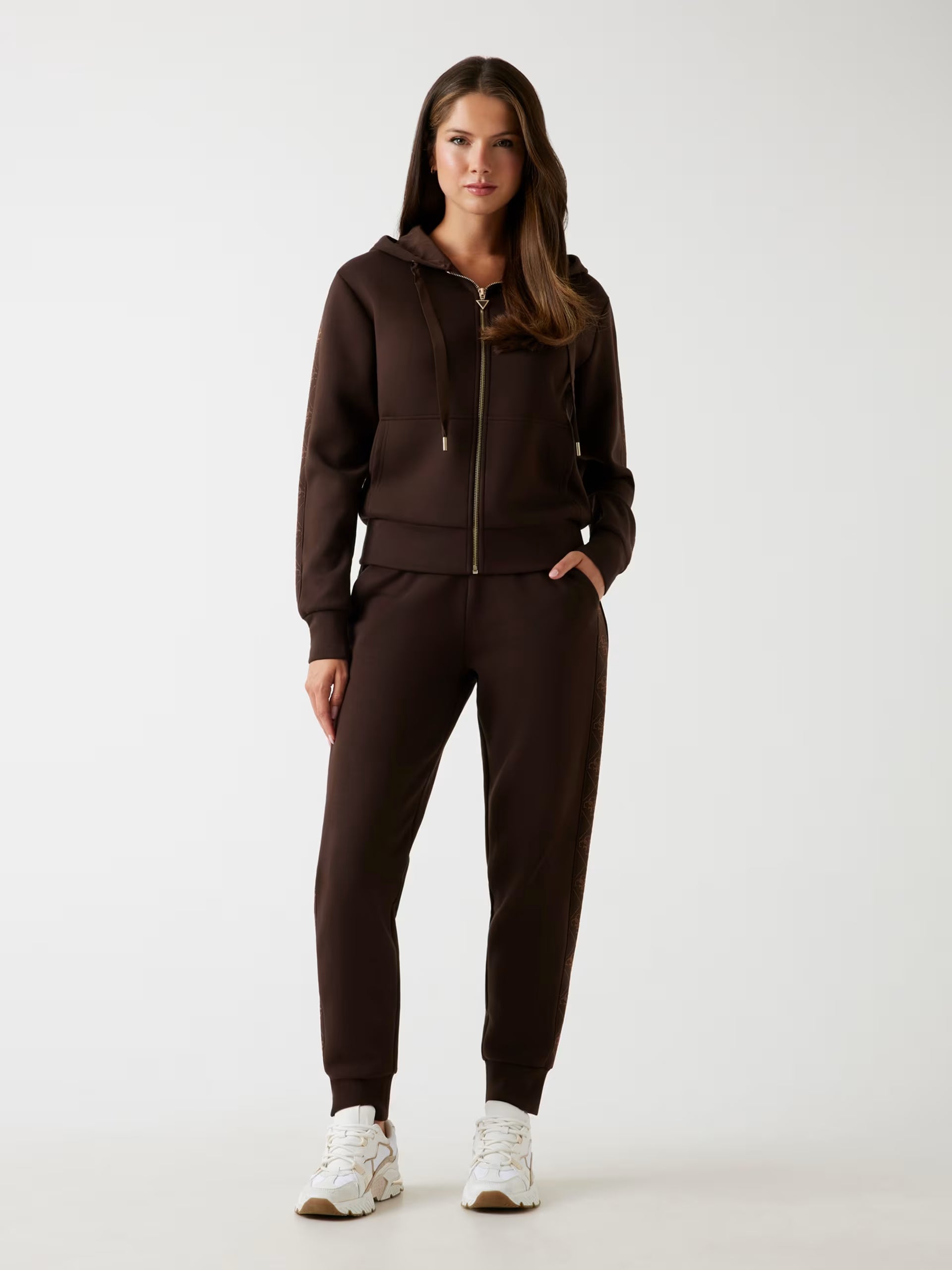GUESS - Scuba Fabric Pants Regal Brown