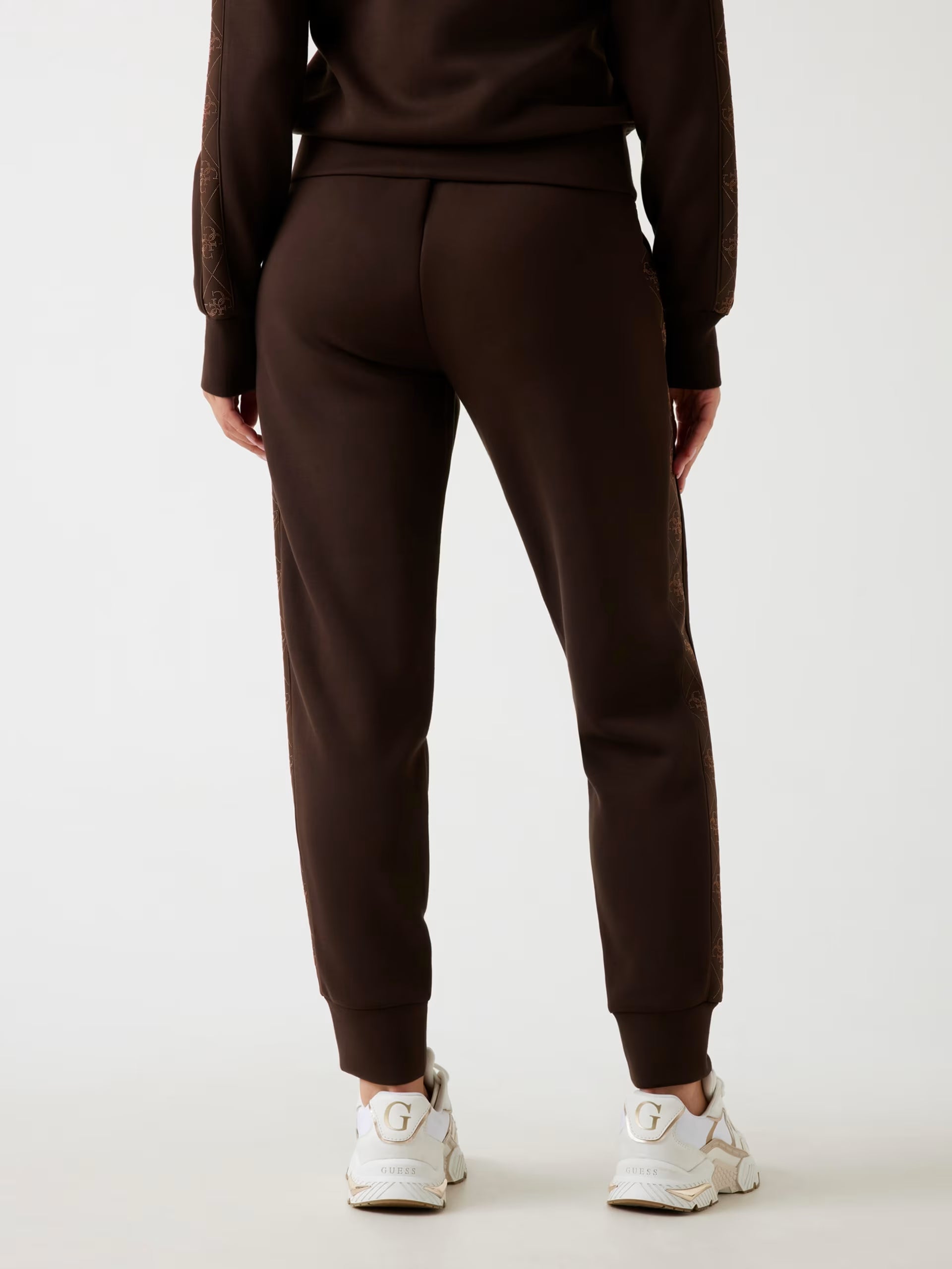 GUESS - Scuba Fabric Pants Regal Brown