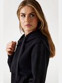 GUESS - Full Zip Scuba Fabric Hoodie Black
