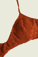 OAS - Terracotta Scribble Yam Bikini Top