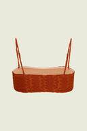 OAS - Terracotta Scribble Baia Bikini Top