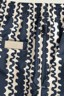 OAS - Blue Scribble Swim Shorts