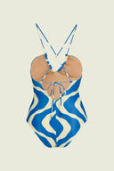 OAS - Blue Rippling Iodio Bathing Suit