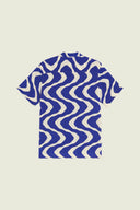 OAS - Blue Rippling Viscose Shirt