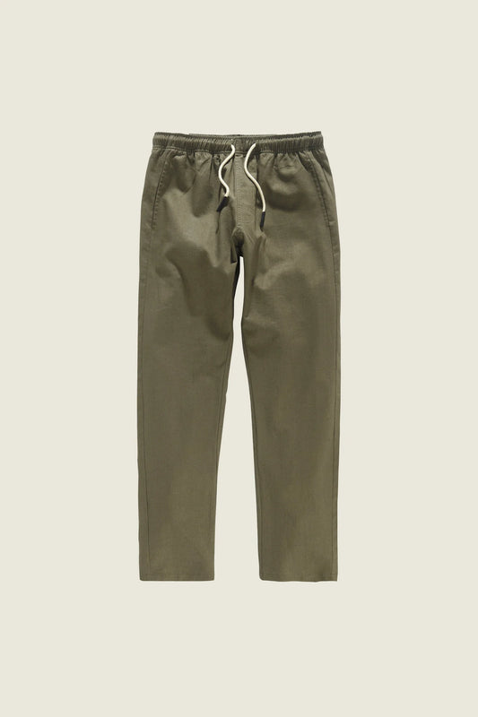 Army Linen Long Pants