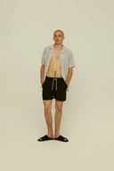 OAS - Black Linen Shorts