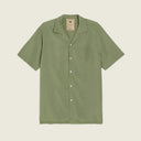 OAS - Green Plain Viscose Shirt