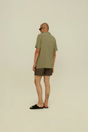 OAS - Green Plain Viscose Shirt