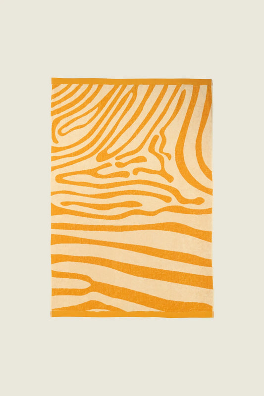 Yellow Maze Towel