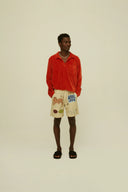 OAS - Tiger Love Canvas Shorts